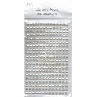 Perełki samoprzylepne Ivory 6mm 260szt