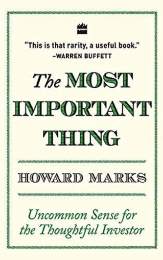 The most important thing