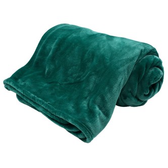 HOME ELEMENTS Mikroflanelová deka, 220x240cm, Zelená
