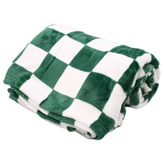 HOME ELEMENTS Deka 150 x 200 cm, 220 GSM, Zelená se vzorem