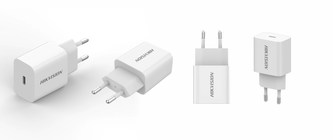 HIKVISION kabel USB-C + adaptér USB-C Fast Charging, 20W, 1m