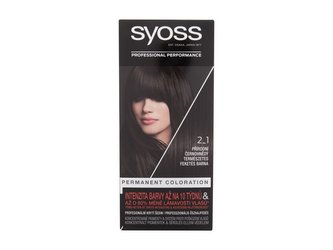 Syoss Permanent Coloration Barva na vlasy 50 ml 2-1 Black-Brown pro ženy