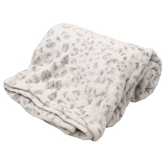 HOME ELEMENTS Deka 150 x 200 cm, 220 GSM, Bílá se vzorem