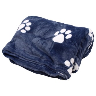 HOME ELEMENTS Deka 150 x 200 cm, 220 GSM, Modrá se vzorem