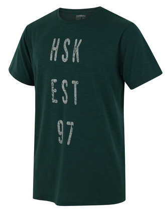 Pánské funkční triko Tingl M dk. green - L