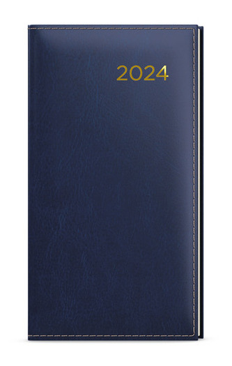 Týdenní diář 2024 Jakub Premier kapesní modrá