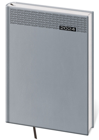 Týdenní diář B5 Gommato šedý