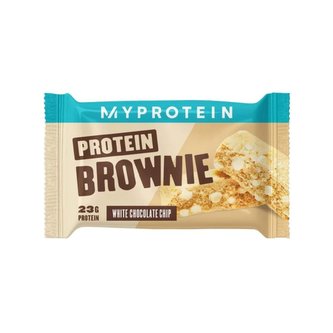 MyProtein bar brownie 75 g white chocolate chip (bílá čokoláda)