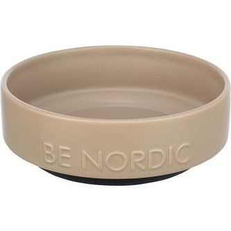 BE NORDIC keramická miska, 0.5l / 16 cm, šedohnědá