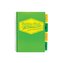 Project Book Neon B5/100K kratka zielony (3szt)