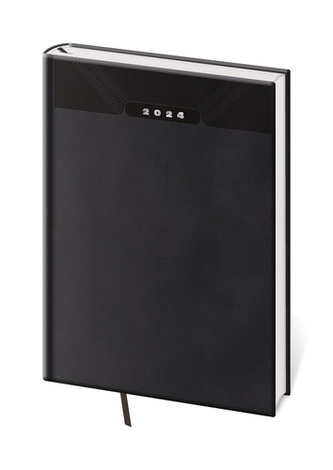 Diář 2024 denní A5 Print Classic - černá