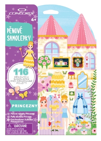 Pěnové samolepky CONCORDE Princezny