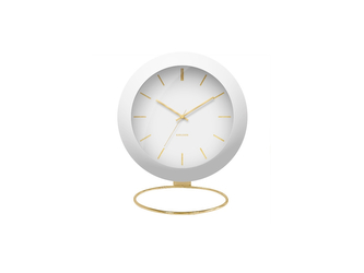 Designové stolní hodiny 5833WH Karlsson 10,5cm