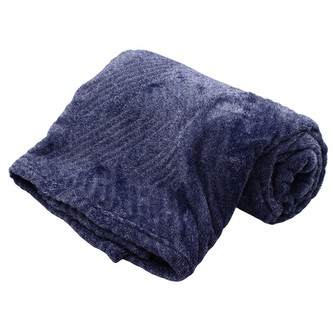 HOME ELEMENTS Deka 150 x 200 cm, 220 GSM, Modrá se vzorem