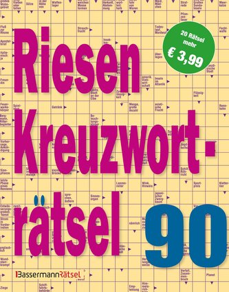 Riesen-Kreuzworträtsel 90 (5 Exemplare à 3,99 EUR)