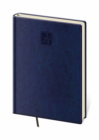 Diář 2024 týdenní A5 Nebrasca - modrá