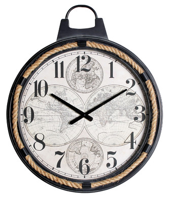 Nástěnné hodiny VASCO šedá O 53 cm Mybesthome