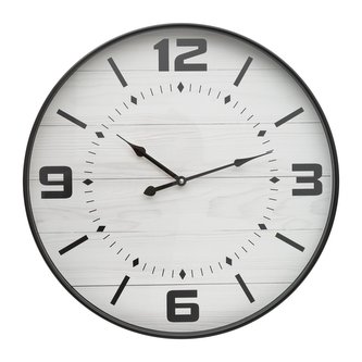 Nástěnné hodiny Tulipa krémová O 50 cm Mybesthome