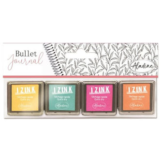 Sada pečiatkovacích atramentov do diára StampoBullet - Pastel 4 ks