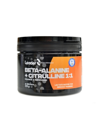 Leader performance - Beta Alanine + Citruline 1:1 200g pomeranč mandarinka