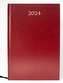 Terminarz 2024 dzienny A5 Divas bordo