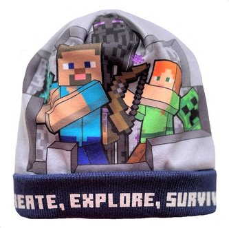 ČEPICE  MINECRAFT - velikost 54