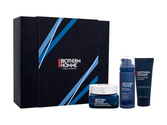 Biotherm Homme Force Supreme pleťový krém Homme Force Supreme Cream 50 ml + přípravek na čištění pleti Homme Force Supreme Cleanser 40 ml + pěna na holení Homme Basics Line Shaving Foam 50 ml