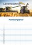 Landmaschinen - Traktor - 2024 - Kalender DIN A3 (Familien-/Terminplaner)
