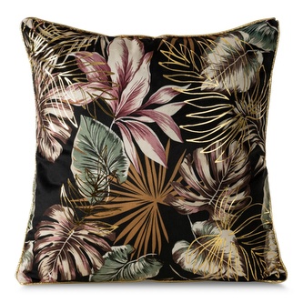 Polštář EXOTIC černá/zlatá 45x45 cm MyBestHome