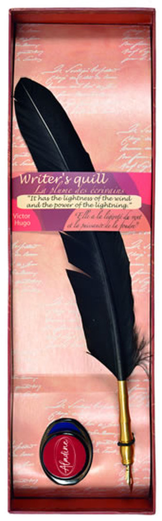 Kaligrafie - pero, čierna