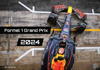 Formel 1 - Grand Prix - 2024 - F1 Kalender DIN A2