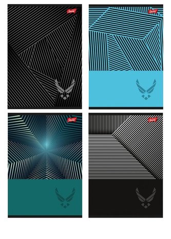 Zeszyt A5/60K kratka Optical Illusion (10szt)