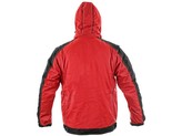Bunda CXS IRVINE, zimní, pánská, červeno-černá, vel. 4XL
