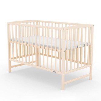 Dětská postýlka New Baby LILLY se stahovací bočnicí přírodní