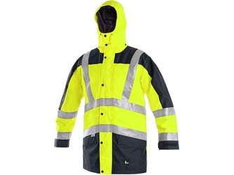 Pánská reflexní bunda LONDON, 5v1, žluto-modrá, vel. 2XL