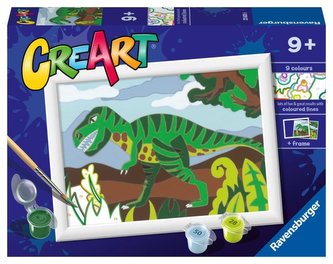 Ravensburger CreArt - Toulající se dinosaurus