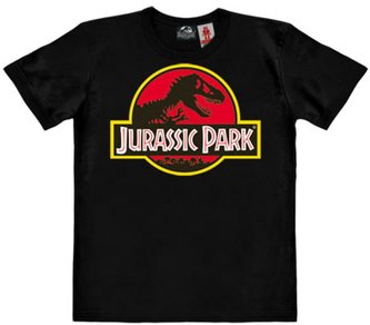 Dětské tričko Jurassic Park|Jurský park: Organic (152-164 cm) černá bavlna