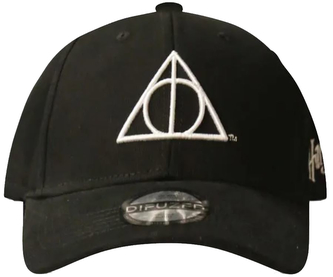 Kšiltovka Harry Potter: Relikvie smrti (nastavitelná) černá bavlna