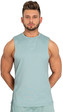 Strix Pánské Cut-Off tílko Essential Stone Blue M