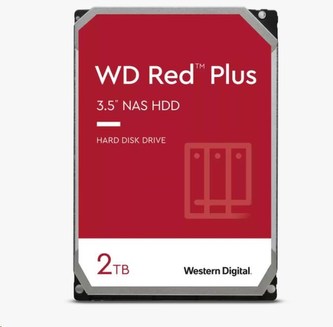 WD RED PLUS NAS WD20EFPX 2TB SATA/600 128MB cache 175 MB/s CMR