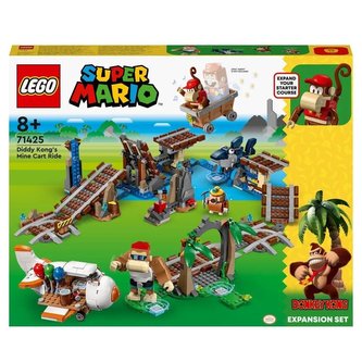 LEGO SUPER MARIO 71425 Diddy Kongova jízda v důlním vozíku – rozšiřující set
