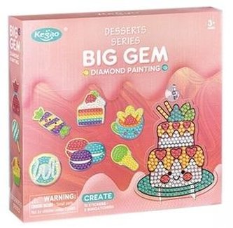 Wyklejanie diamencikami - desery