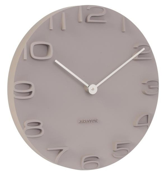 Designové nástěnné hodiny 5311GY Karlsson 42cm