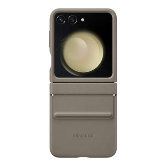 Samsung Flap ECO-Leather Case Z Flip5 Etoupe