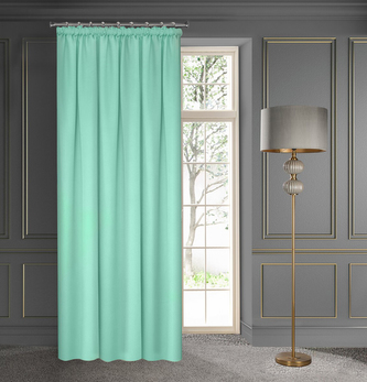 Dekorační závěs s řasící páskou CORFU pistáciová 140x250 cm (cena za 1 kus) MyBestHome