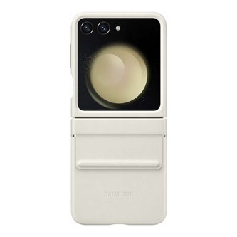Samsung Flap ECO-Leather Case Z Flip5 Cream