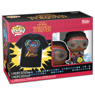 Funko POP! & Tee: Black Panther: Wakanda Forever (GW) S