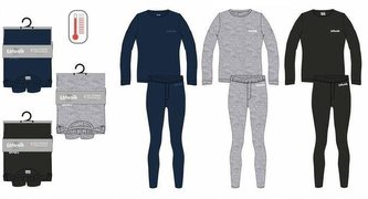 THERMO PRÁDLO USHUAIA - dospělé velikosti - černé - velikost XL