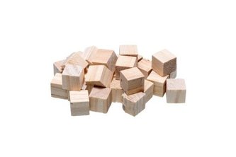 Kostki drewniane naturalne 1,5cm 21szt