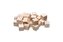 Kostki drewniane naturalne 1,5cm 21szt